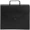 JAM Paper 10" x 12" Black Plastic Portfolio File Carry Case